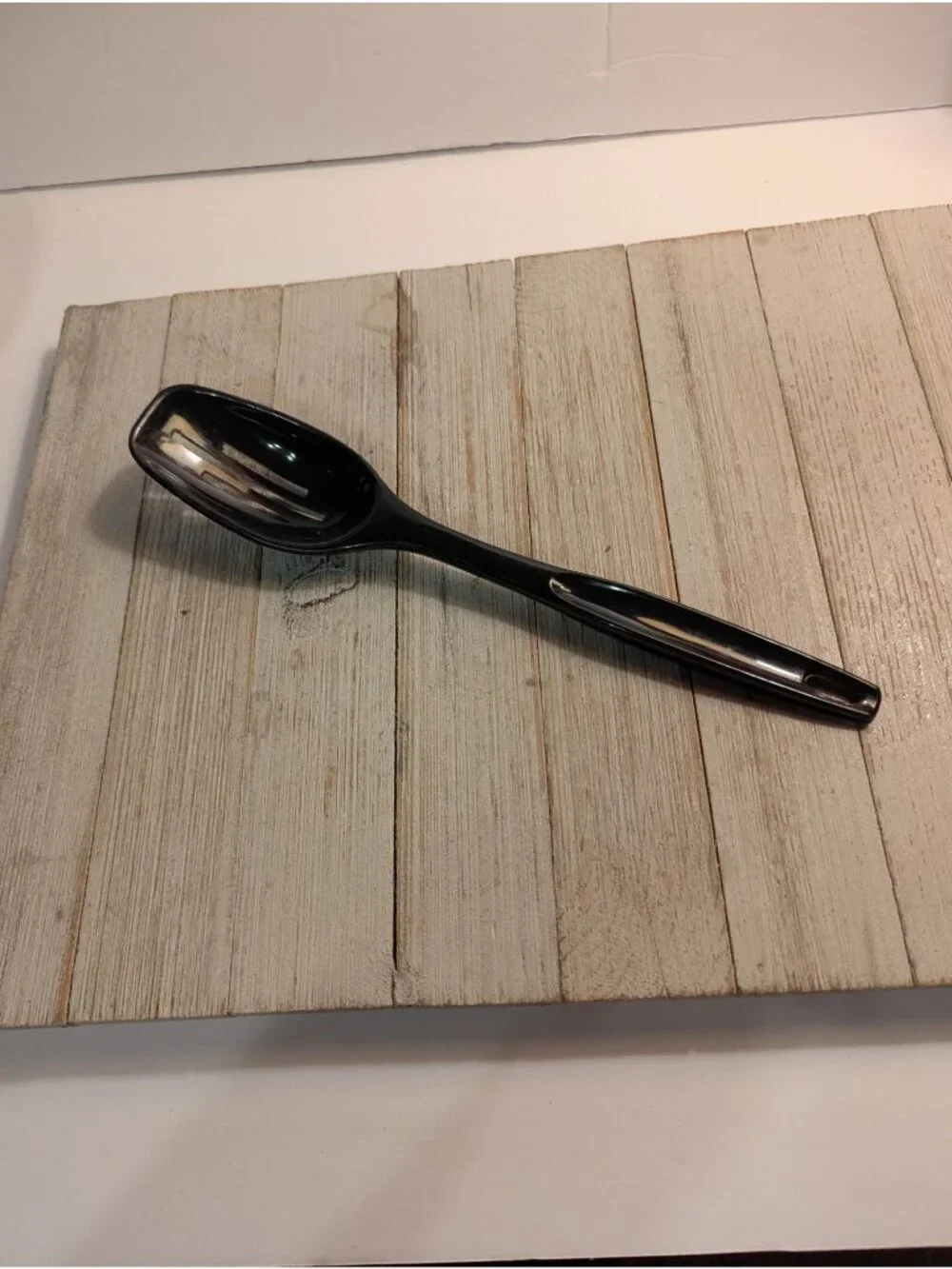 Vintage Foley #2 Black Nylon Plastic Solid Spoon 11